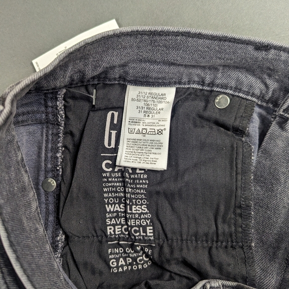 Gap Vintage Slim Mid-Rise Jean Washed Black,  NWT, (31/12R) - Picture 7 of 9